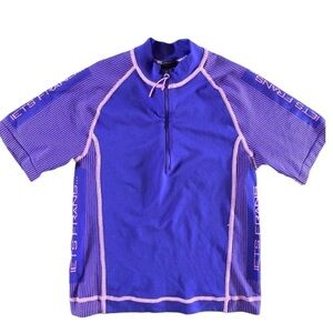 Urban Outfitters iets frans Quarter Zip fitted Athletic Bike top